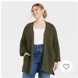 Universal Thread Olive Cardigan Sweater